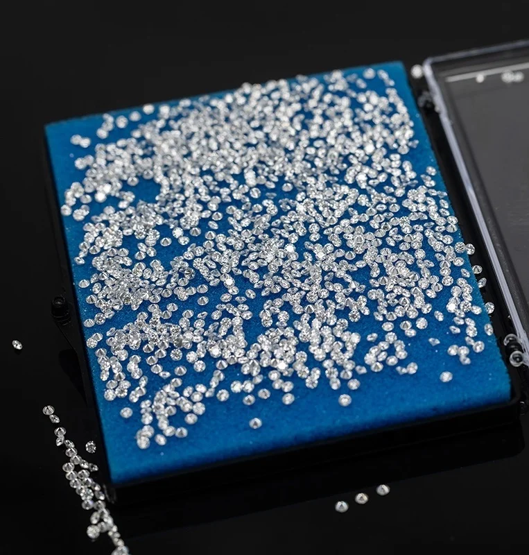 100% Natural Loose Diamonds Good Quality VVS Clarity 1.50-1.65mm Melee DEF Color Real Diamond stone Full Stock for Sale