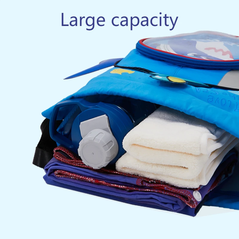 KOCOTREE Good Quality Kids Cartoon Printing Waterproof Wet And Dry Separation Swimming Bags