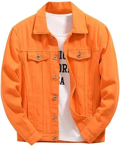 Customised Denim Jackets Oversize Long Sleeve Custom Logo print Down Jean Unisex Best Quality Jacket Pockets Plus size Winters