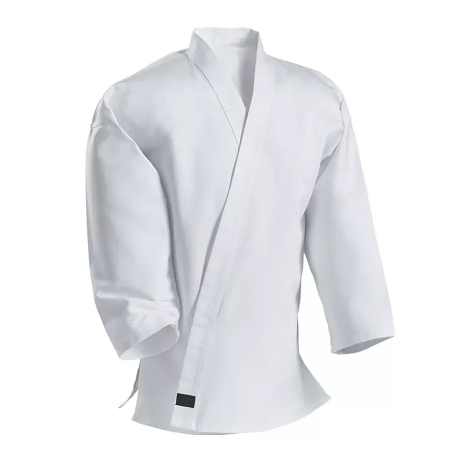 High quality 100% cotton jujitsu gi New Unisex Karate Suits 750g white judo suit