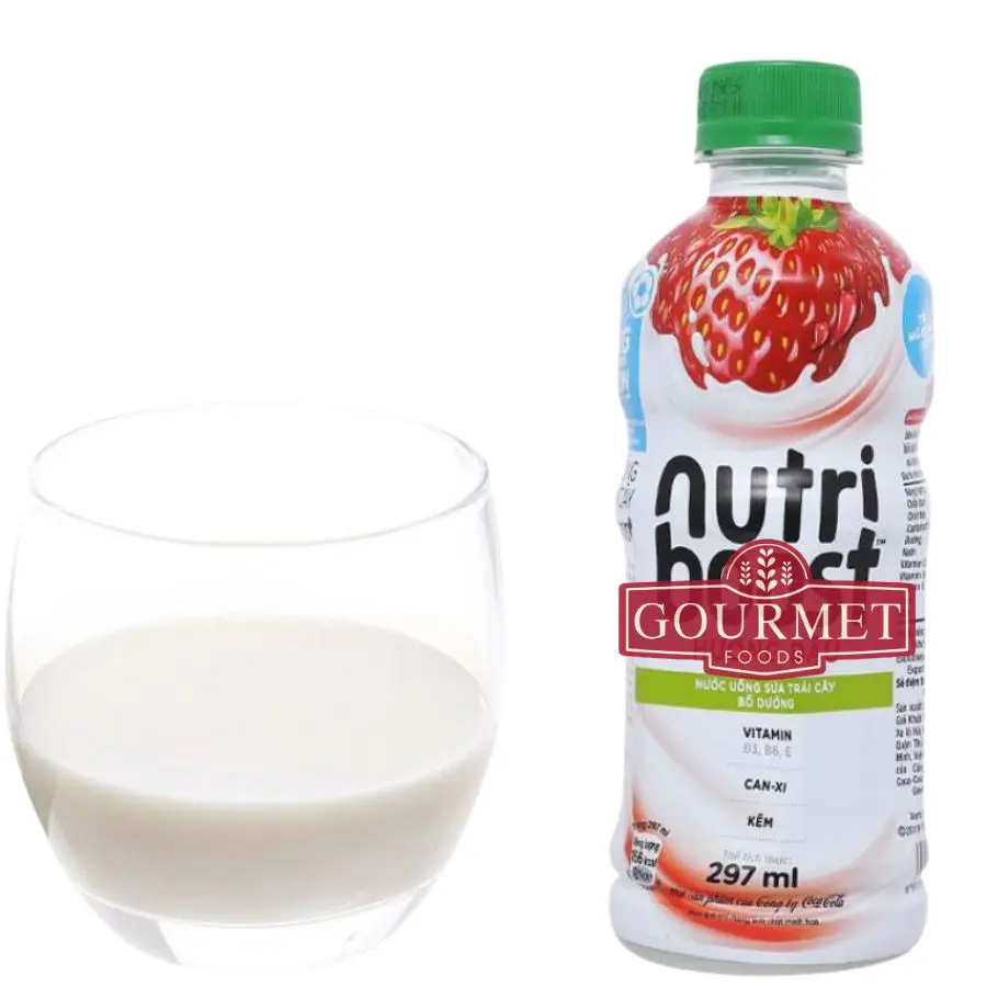 Premium Fruit & Vegetable Juice Nutriboost Orange Milk Juice 297ml Bottle  from Vietnam