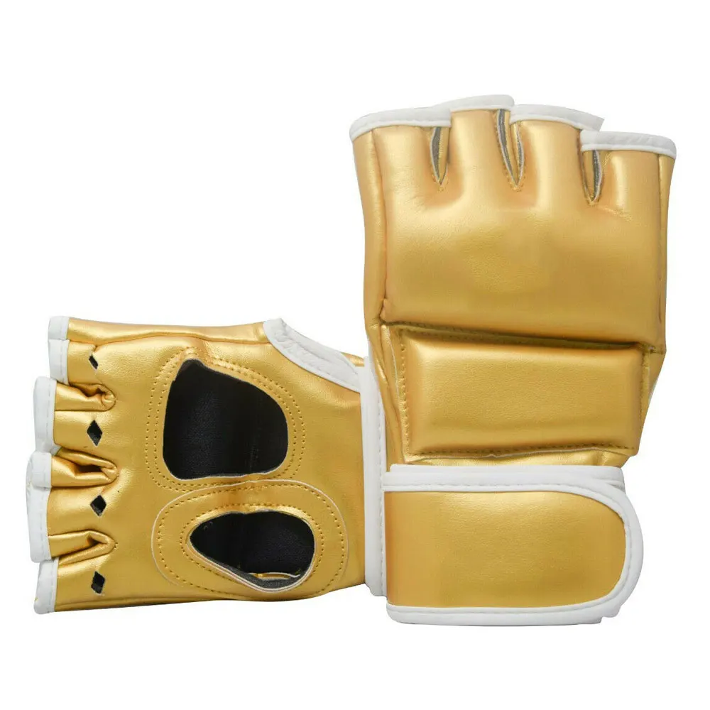 High Quality Yellow MMA & Boxing Gloves 8oz to 16oz Made of PU Leather for Training Kickboxing & Sparring 14oz Size Available
