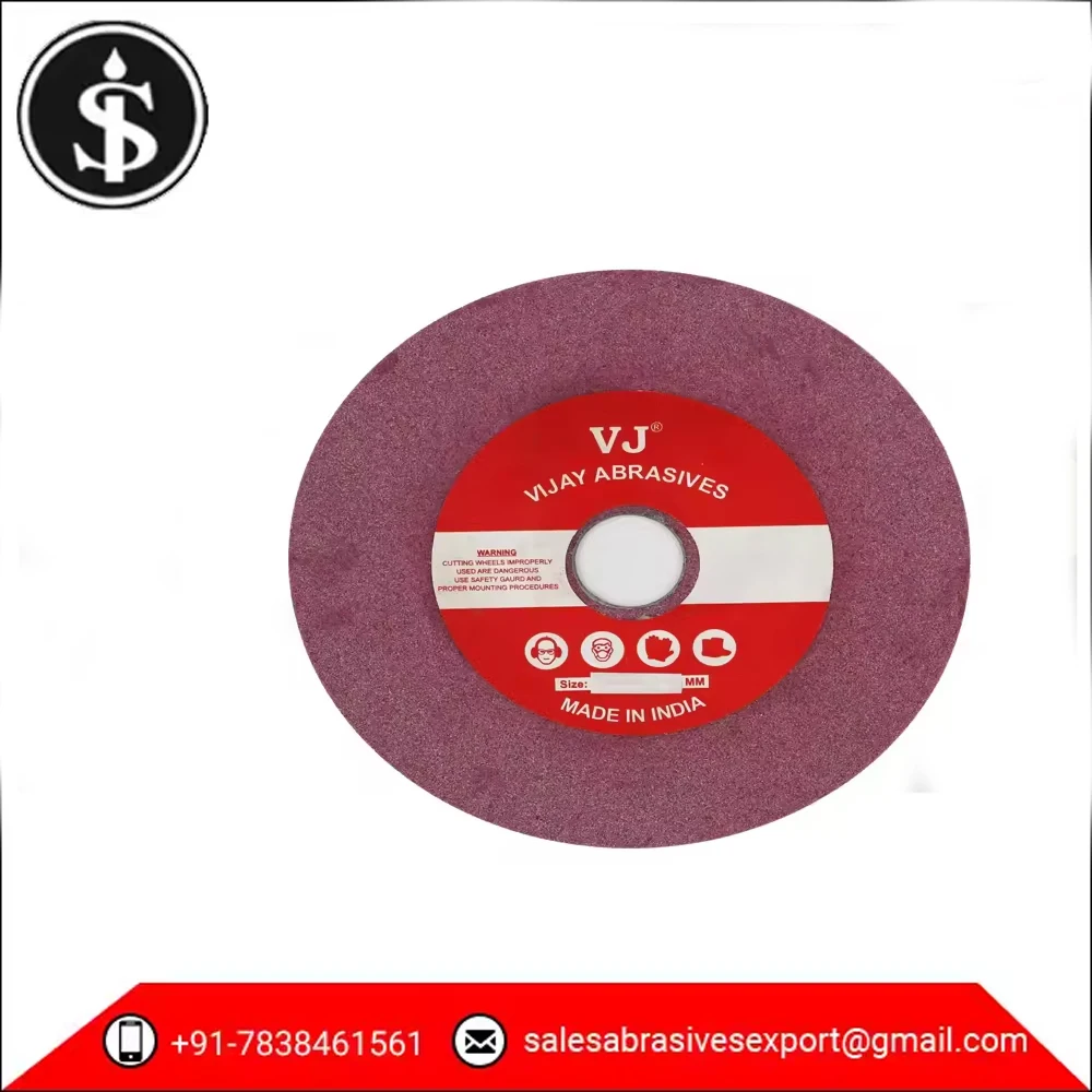 Round Shape Aluminum Oxide Abrasive Tool Vitrified Bonded Abrasive Grinding Wheels At Best Price