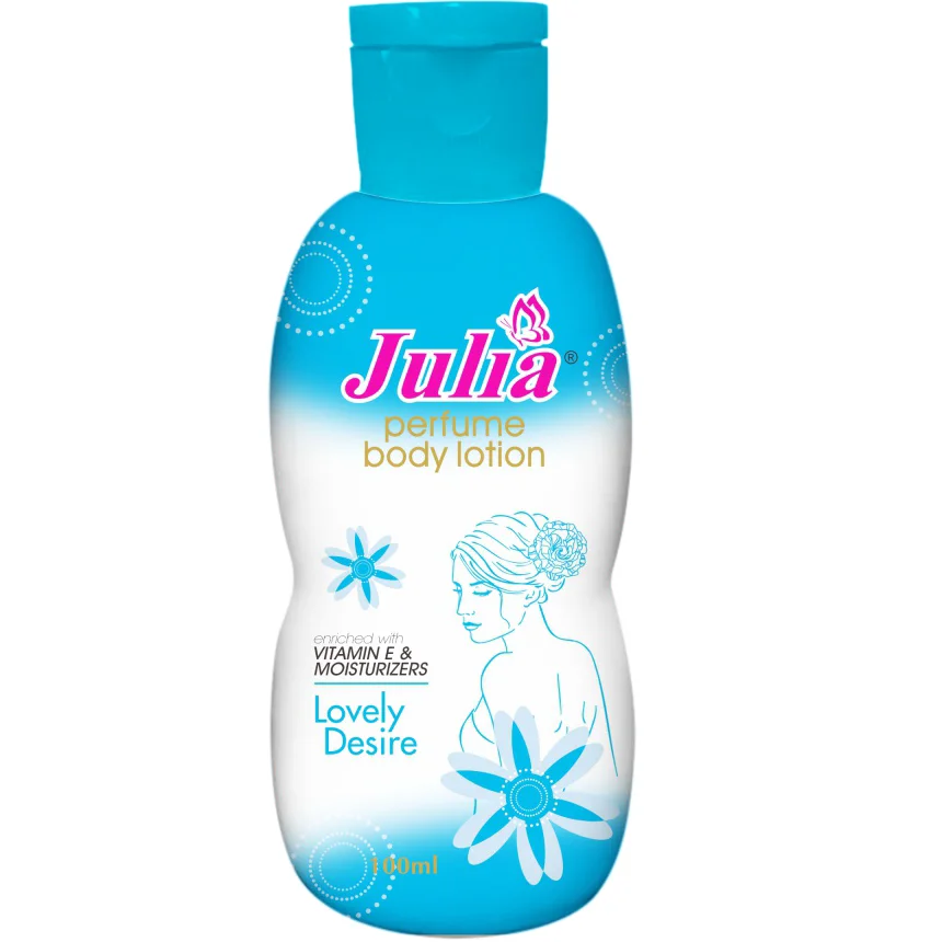 OEM Unisex Moisturize Glycerine Vitamin E Julia BPOM Certificate Nourishing Creams Body Lotion Skin Brightening Plastic Bottle