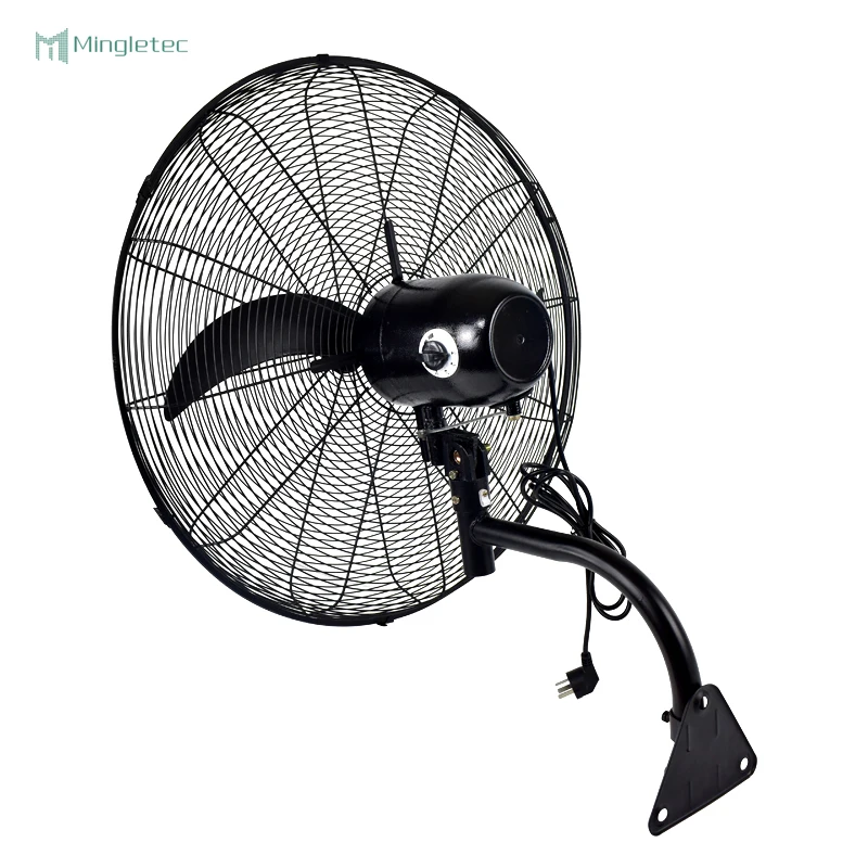 20 26 30 inch powerful Aluminum Blade DC Electric Industrial hanging oscillating Wall Fan