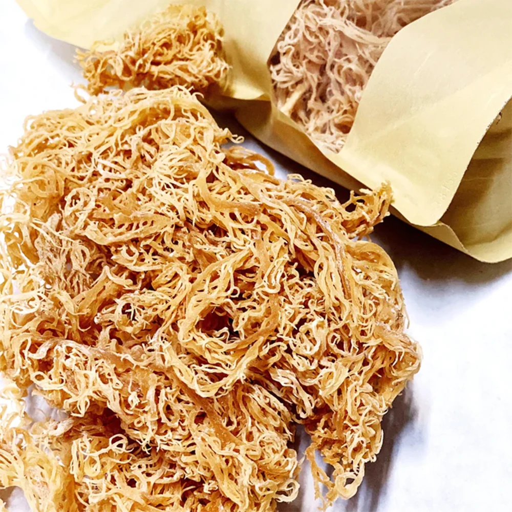MANUFACTURER GOLD SEA MOSS/100% Natural Wild Crafted Irish Sea Moss Origin Ninh Thuan Vietnam