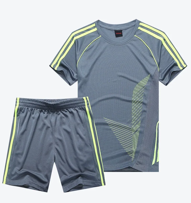 Adult Children Football Jerseys Men Boys Girls Soccer Sets Short Sleeve Kids Football Uniforms Soccer Fitness Tracksuit Suits 10