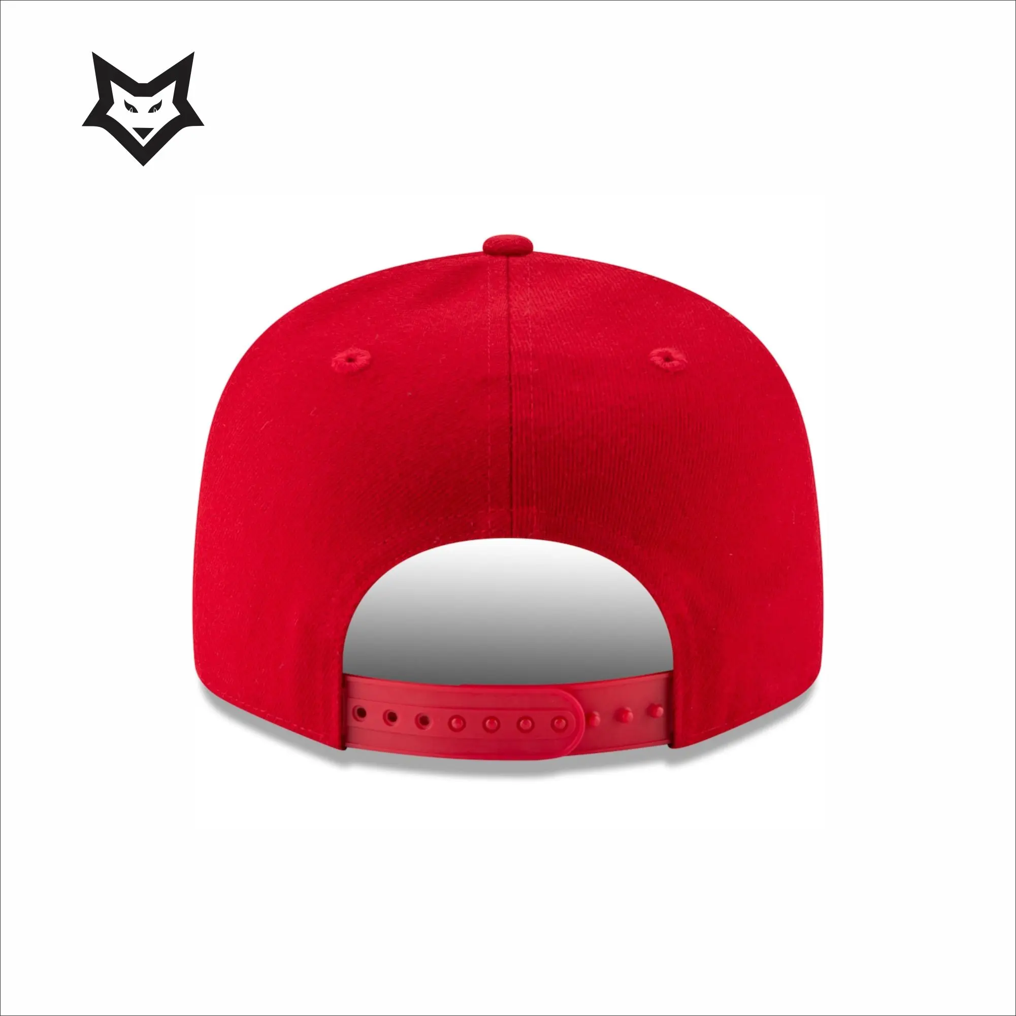2024 Best Quality Red 6 Panel Sports Caps With Custom Rubber Patch Team Logo Baseball Cap Unisex Sport Hat In Cheapest Price