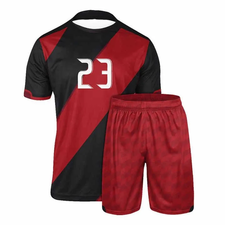 Newest fashion football jerseys soccer training wear wholesale sublimation cheap soccer uniforms for team