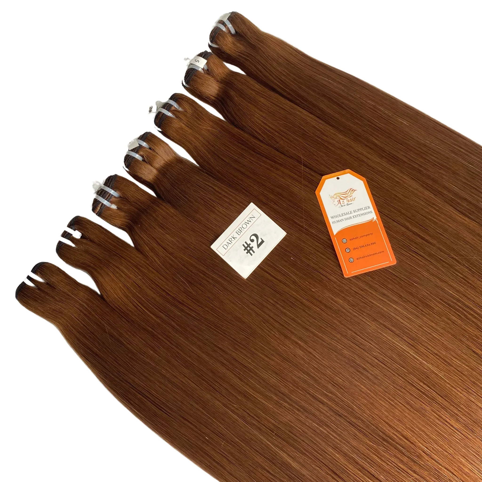 Bone Straight Hair Bundles Super Double Drawn 100% Raw Vietnamese Hair Extensions Wholesale Factory Price