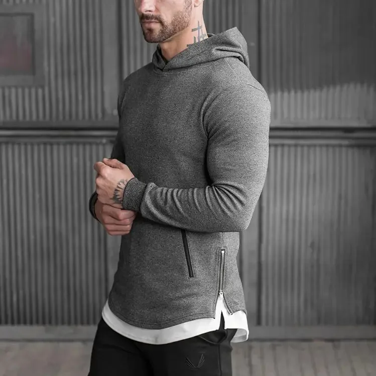 Sublimation Hoodie Gym Hemp Men Organic Pullover Zipper Pocket Custom Hoody Gym Wear Hoodie With Zippers And Pockets