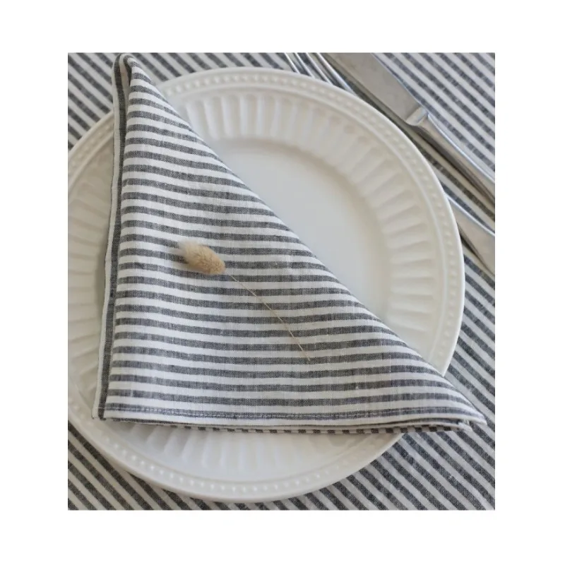 Nature Linen Fabric Placemats Thick Linen Woven Placemats for Dining Table Machine Washable Placemats Double Layer