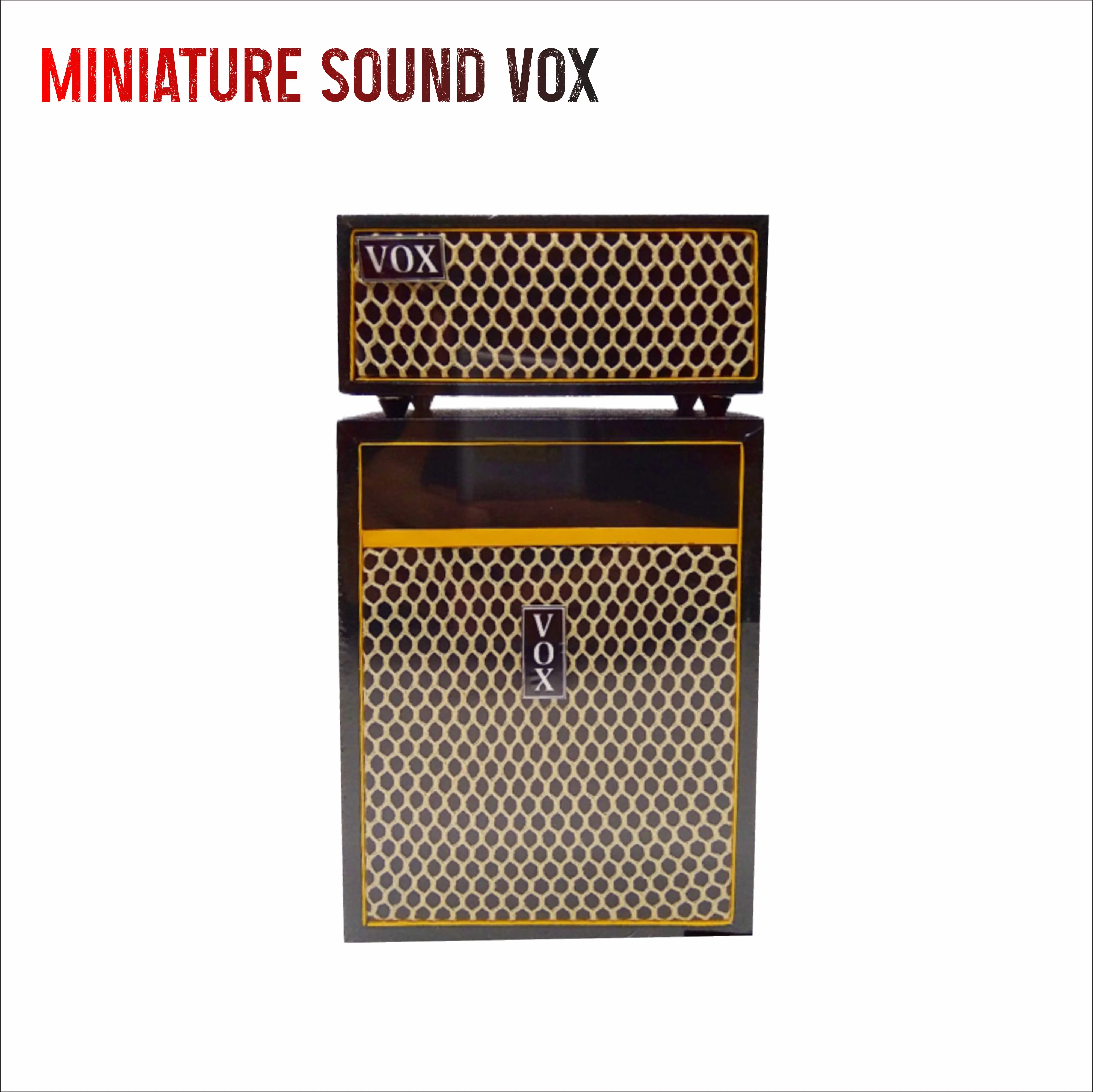 Miniature guitar  Set The Beatls exclusive package with Stage | Sound Amplifier | Microphone | for Indoor Decorations