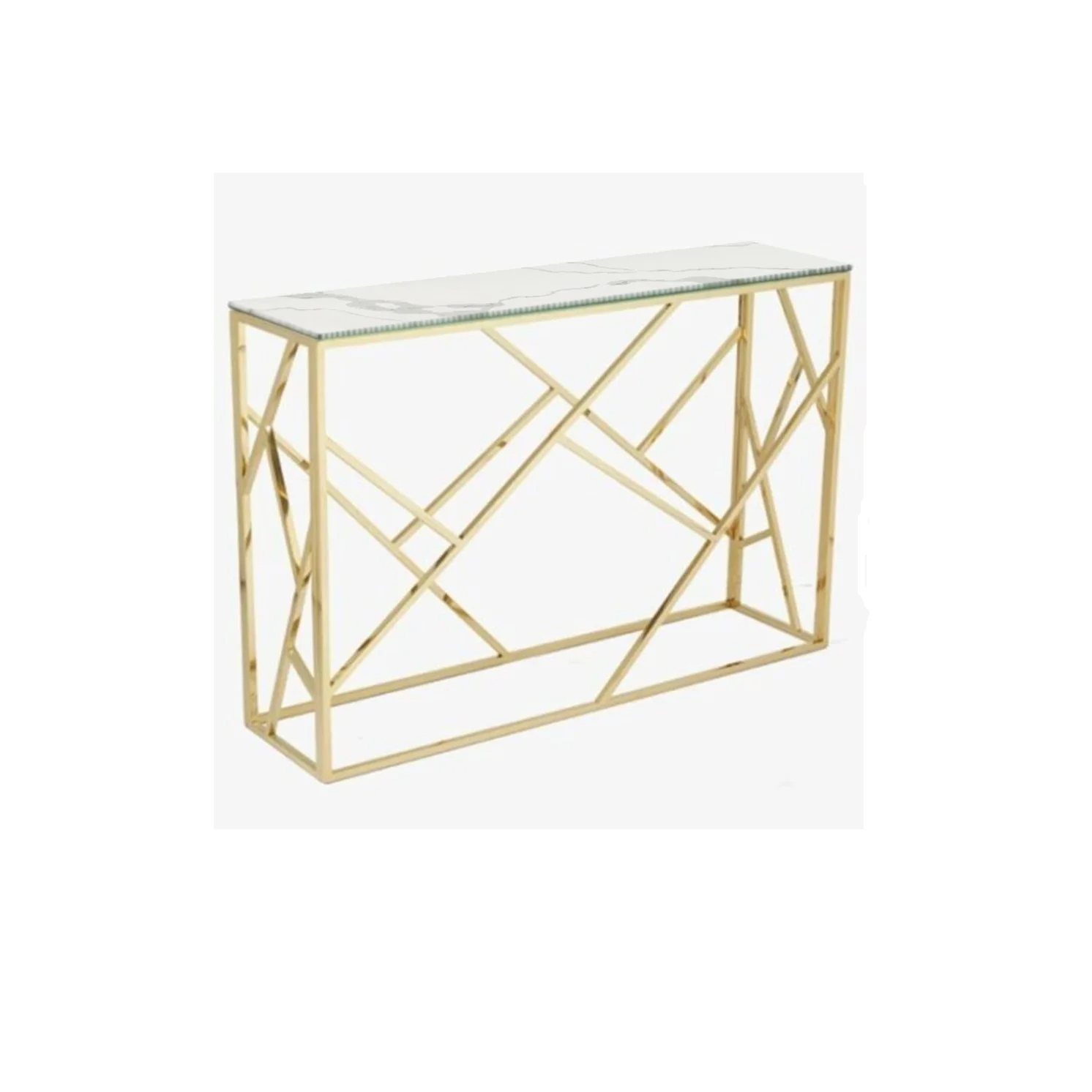 Hot Selling Modern New Look aluminium leaf design Table Round Black/Gold Metal Top Sofa Side Table for home decorations