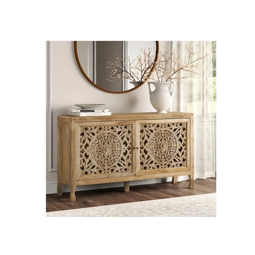 Modern Design Kitchen Sideboard Buffet Cabinet Dining Room Home Furniture Luxury Storage Wooden Sideboard