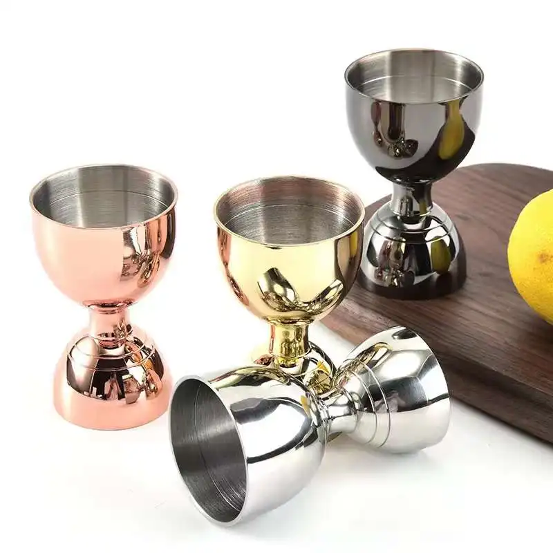 Creation Customizable Various Sizes Wine Cocktail Bar Measuring Cup Stainless Steel Measure Double Jigger for bar
