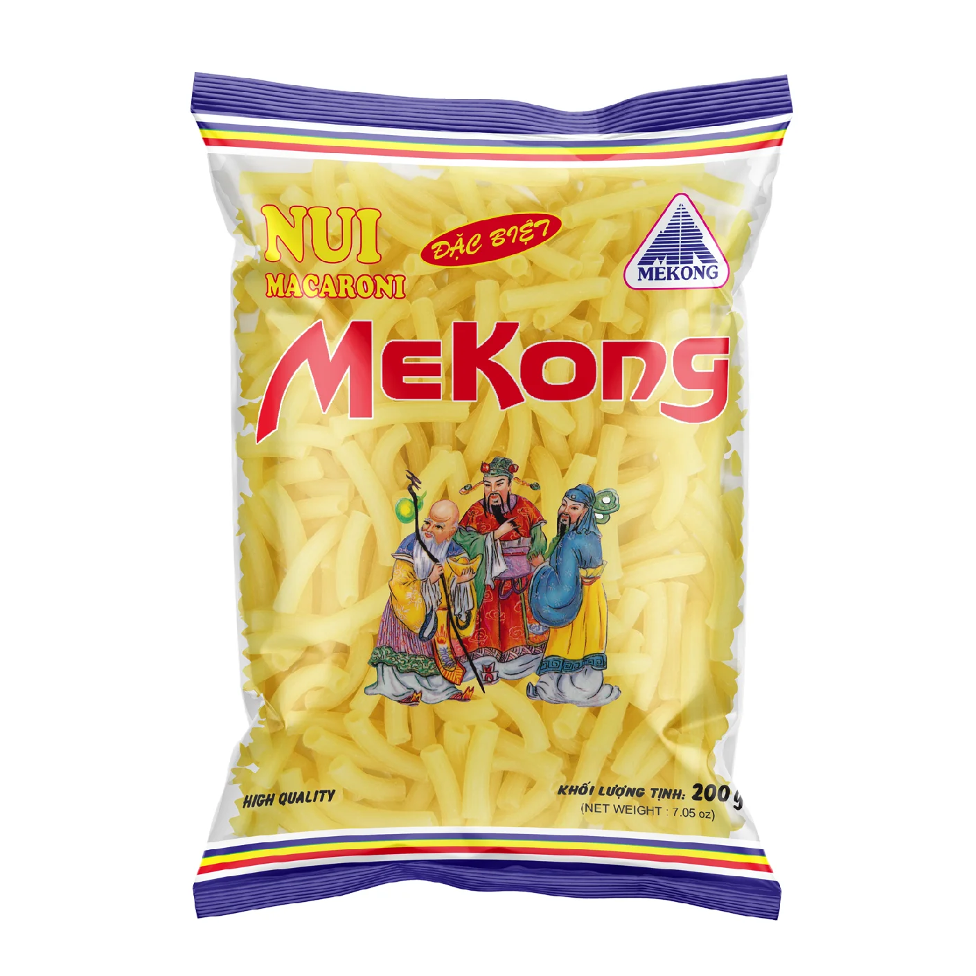 Vietnam Manufacturer Low Sodium Grain Noodle Products Preferred Product Long Yellow Macaroni Rice Pasta In Bag Packaging