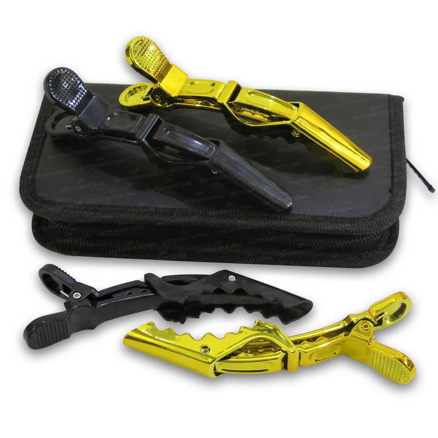 New Plastic Hair Clip Hairdressing Clamps Claw Section Alligator Clips Grip Barbers For Salon Styling Hair Accessories Kit Set