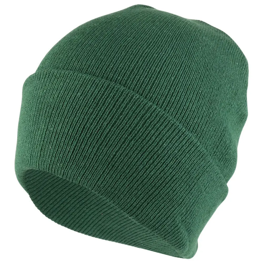 New Soft Vintage Knitted Superior Cotton Blend Knit Long Cuff Winter Beanie Hat Organic Cotton Beanie ny Beanies Unisex