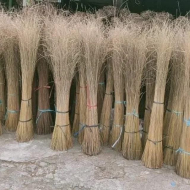 HOT DEAL COCONUT BROOM STICK BROWN AND WHITE COLOUR EXPORT QUALITY INDONESIA ORIGIN GOOD QUALITY