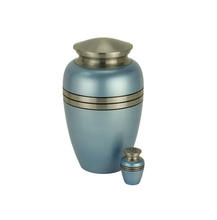 Hand Printed Fine Enamel on Beautifully Hand Crafted Cremation Urns for Human Ashes Urn For Adult Ash by Urns Manufacturers