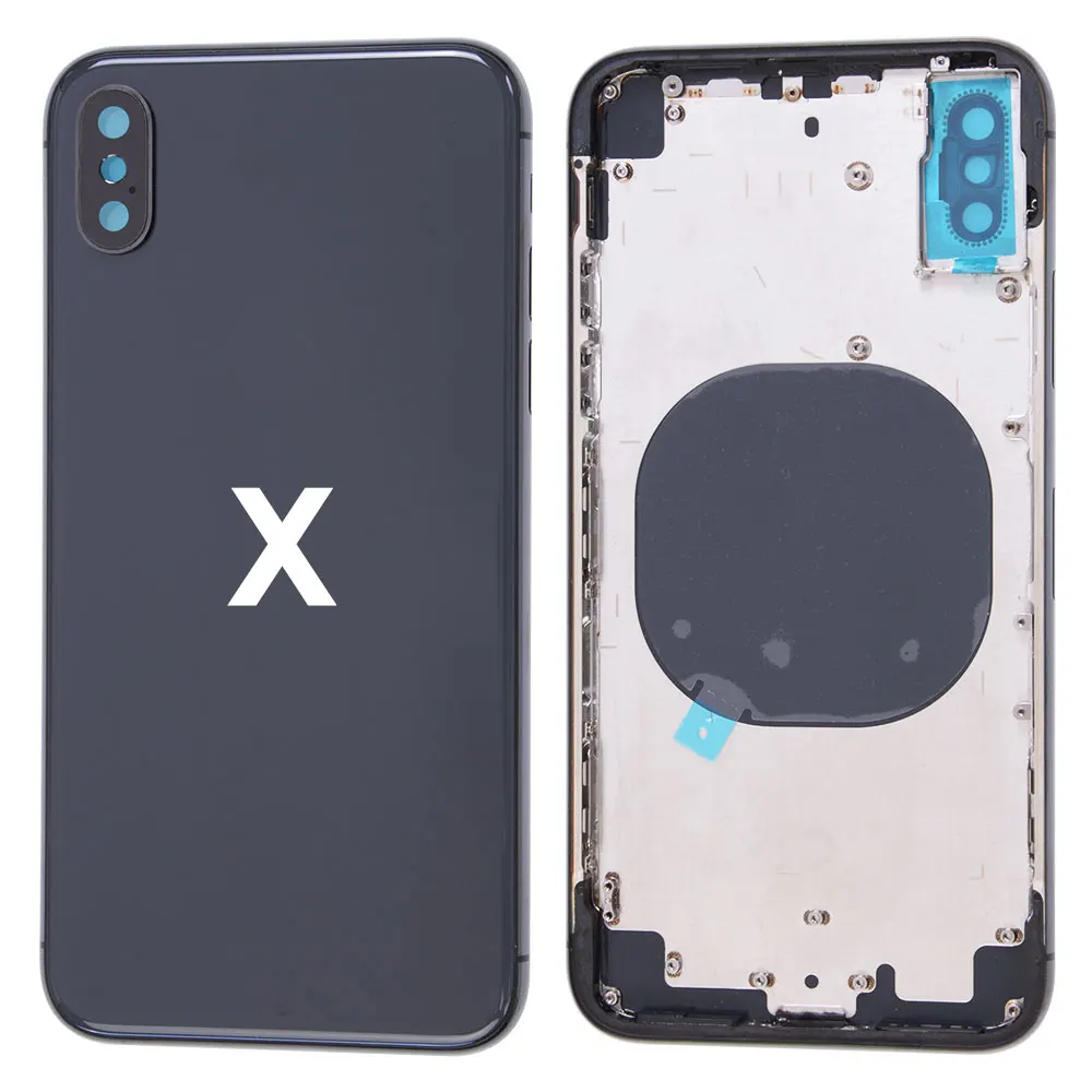 Elekworld Mobile Phone Parts Back housing Battery Cover door For iPhone 6 6S 7 8 Plus X XS XR 11 12 Pro Max 13 mini 14 Plus