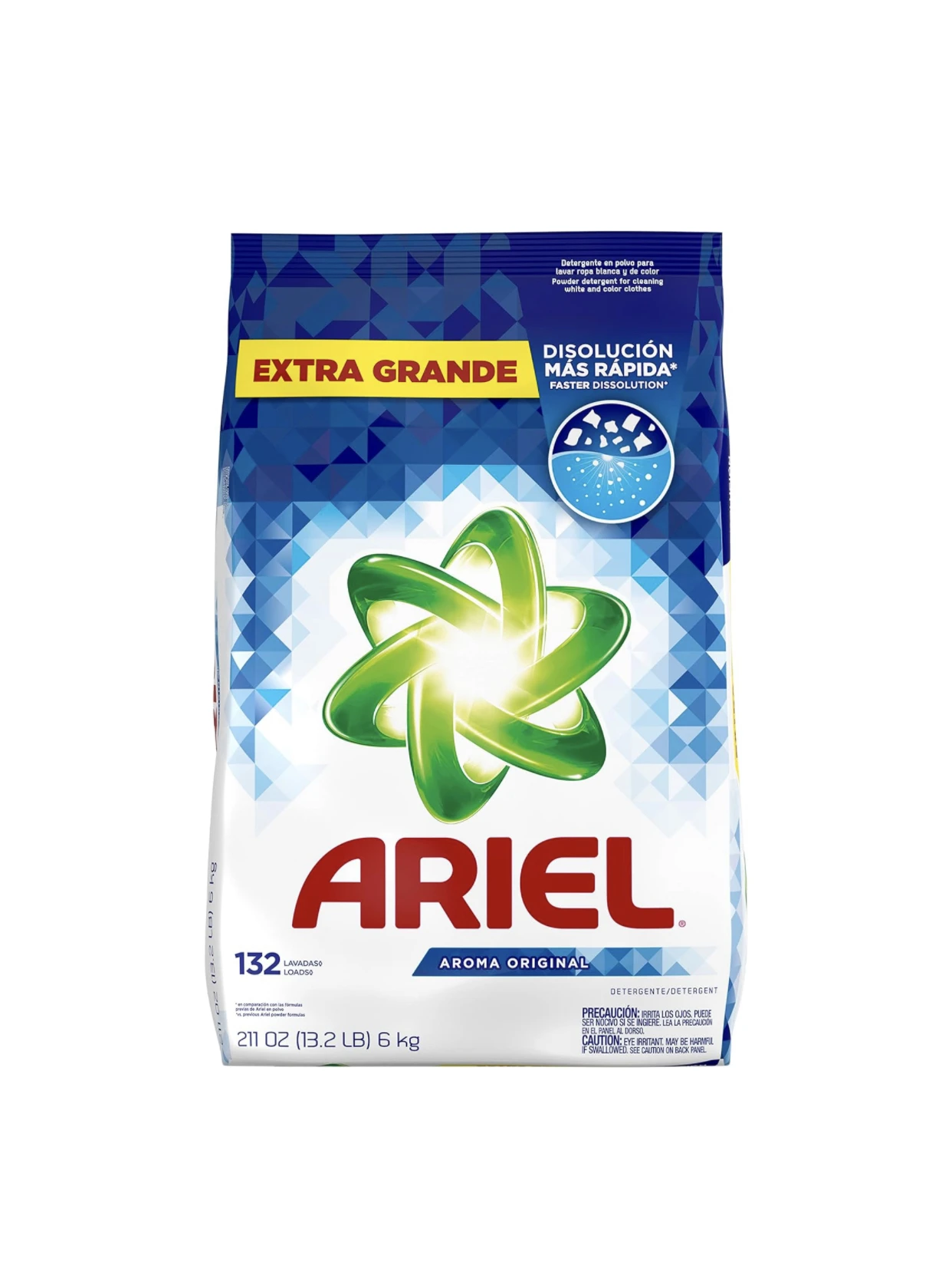 Bulk Sales online Ariel Powder Laundry Detergent,High Efficiency Original Scent, 211 ounces 132 Loads,13.19 Pound 6kg(Pack of 1)