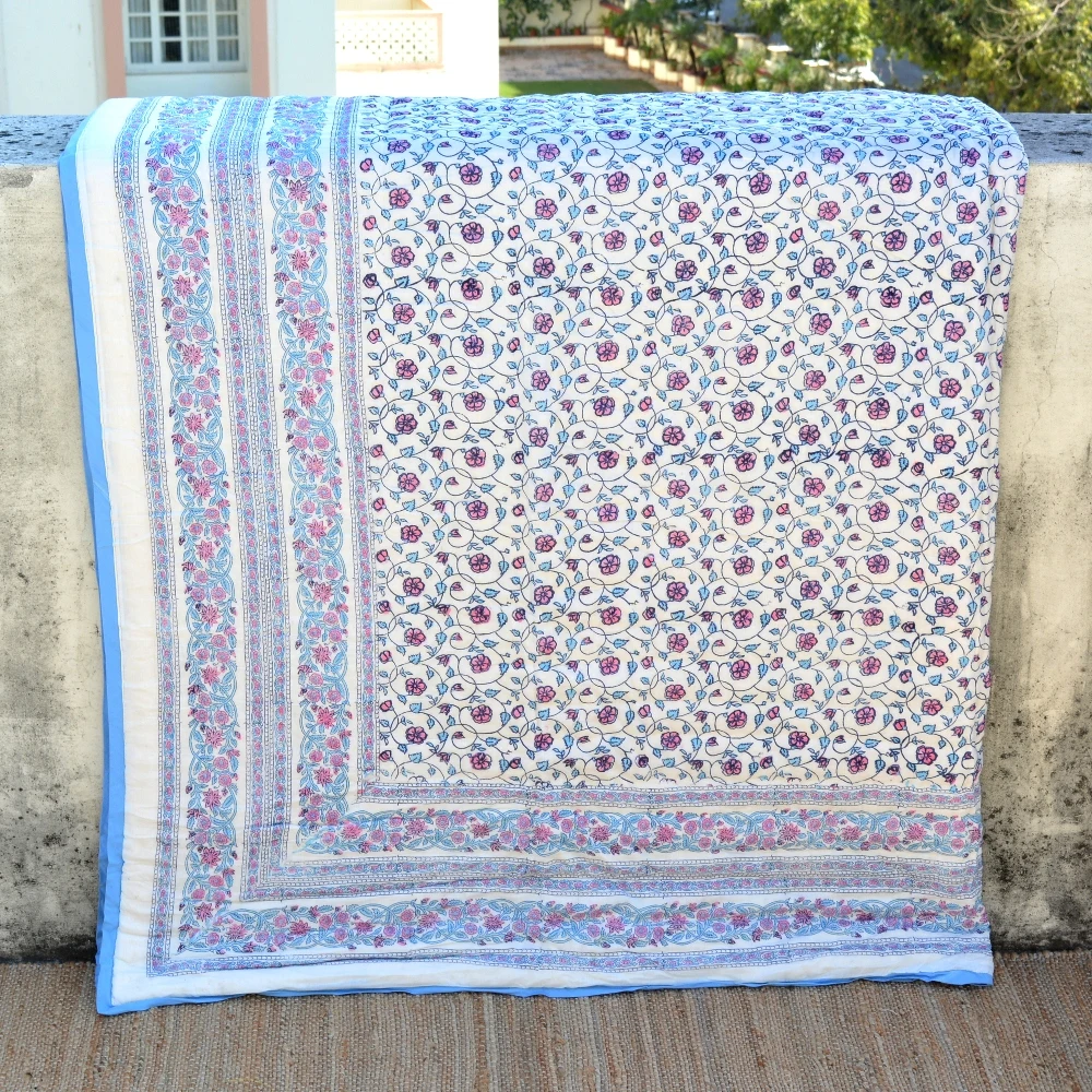 100% чистый хлопок Jaipuri Razai источник напрямую от производителя в Индии