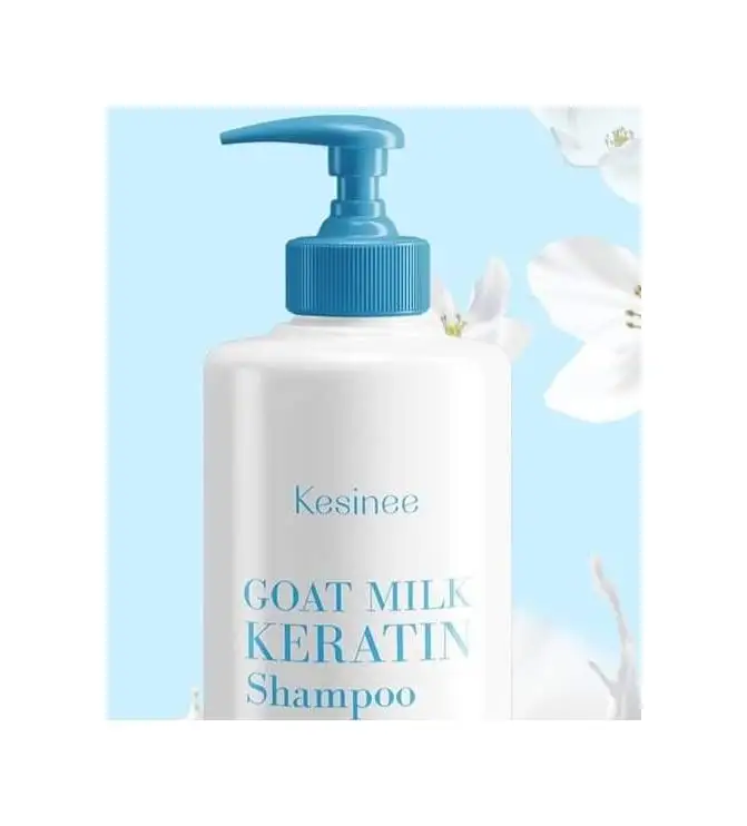 OEM 100% Thai Organic Goat Milk  Keratin Shampoo, five flower extracts from Japan