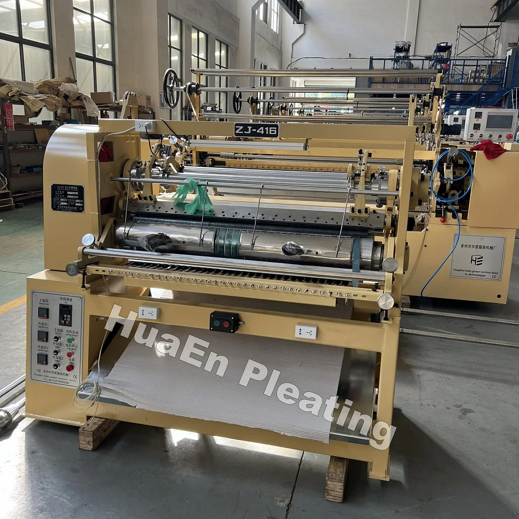 HuaEn factory top quality hot selling most functional fabric pleating machine cloth pleating machine
