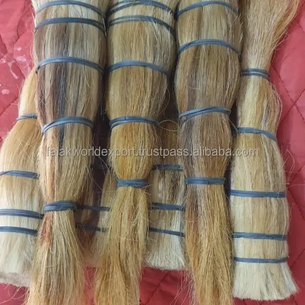 Top quality buffalo tail hair and 100% natural and real Use for making brush From India