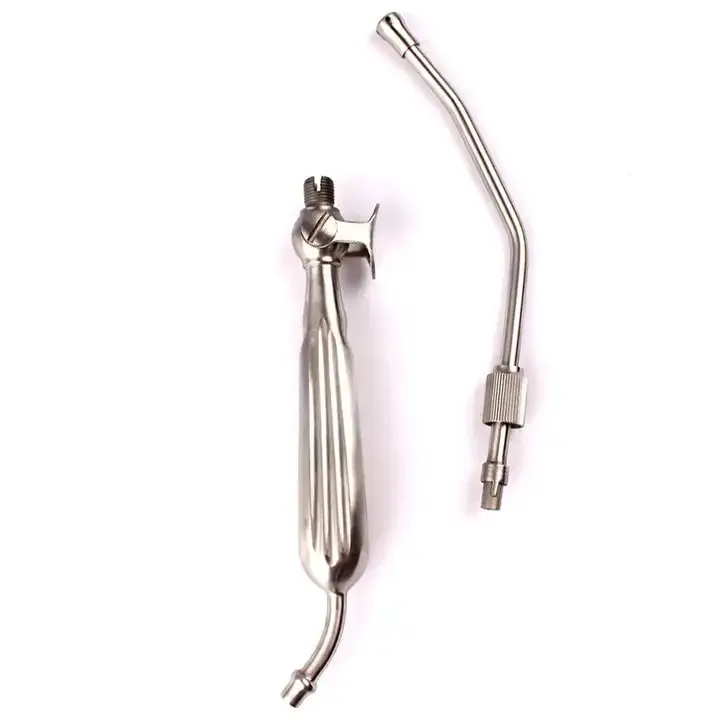 Disposable Transparent Medical Grade Yankauer Cannula Suction Collection Tube With Yankauer Handle