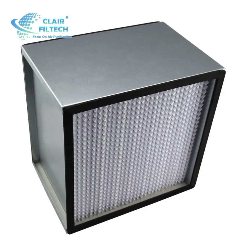 Factory Price Deep Pleated Separator Laminar Flow Hood H13 H14 Hepa Filter For Ventilation System