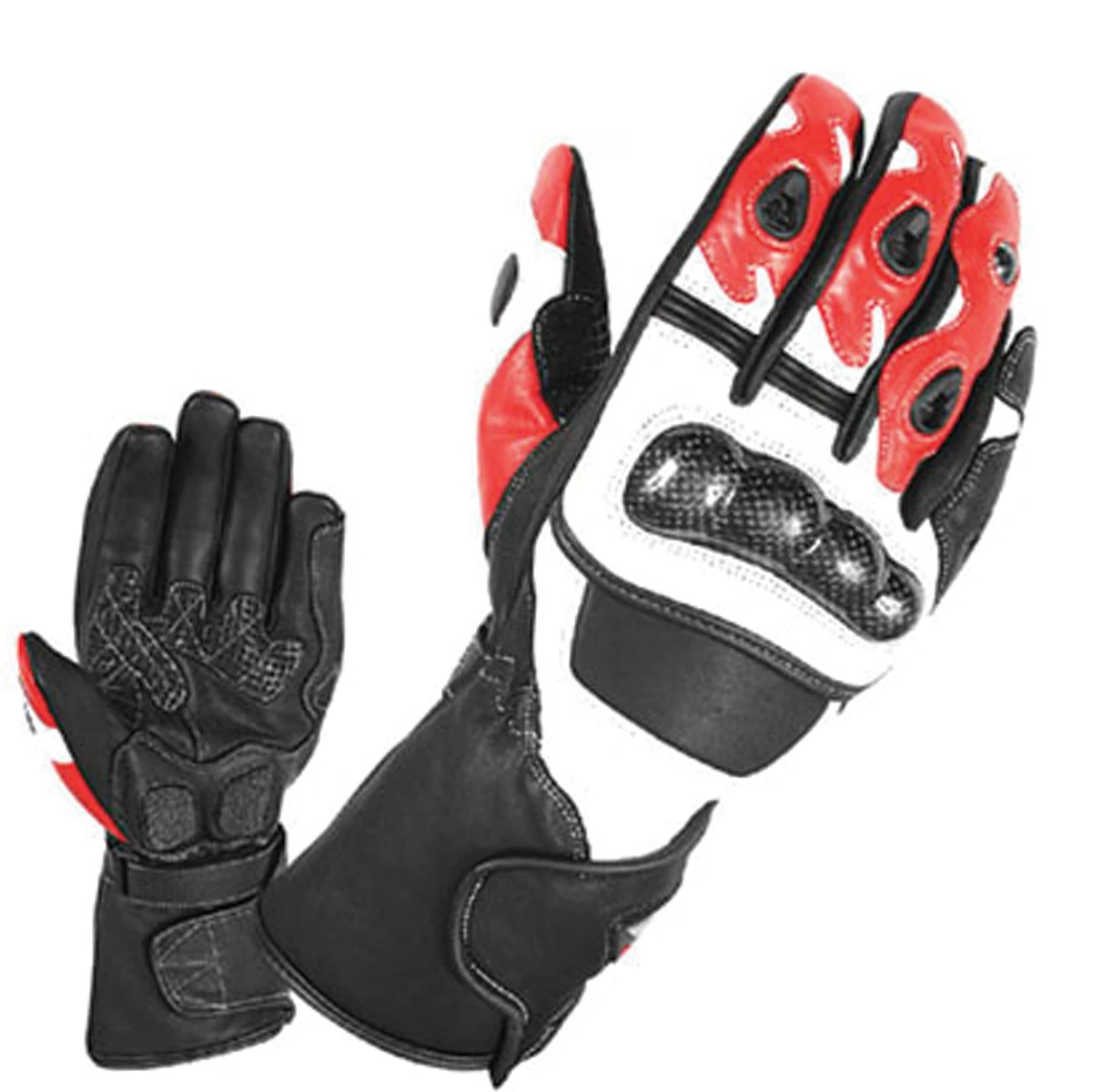 OEM Service Hand Protection Anti Cut Resistant Affordable Price Custom L:ogo & Design Motorbike Racing Leather Gloves