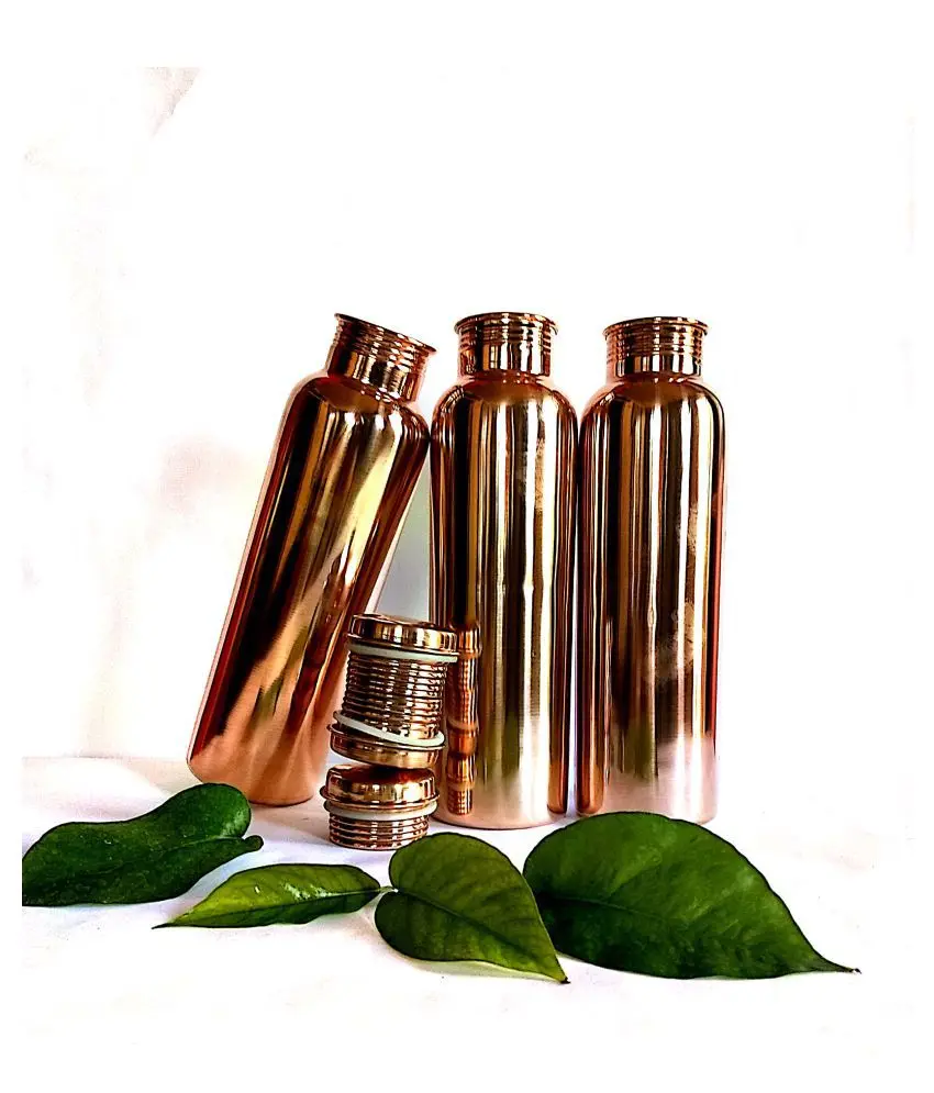 Custom Hammered Pure Copper Bottles for Water 1 Liter Yoga Health manufacture wholesale supplier exporter india