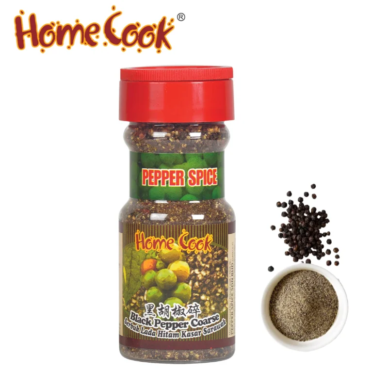 American Top Picks Dried Fresh Coarse Black Pepper Powder 70g Negotiable Low MOQ Food Meat Salmon Seasonings Marinade Ingredient