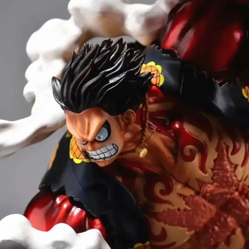 High quality Anime Action Figure Fourth Gear Monkey D. Luffy Gear fourth Action Figure