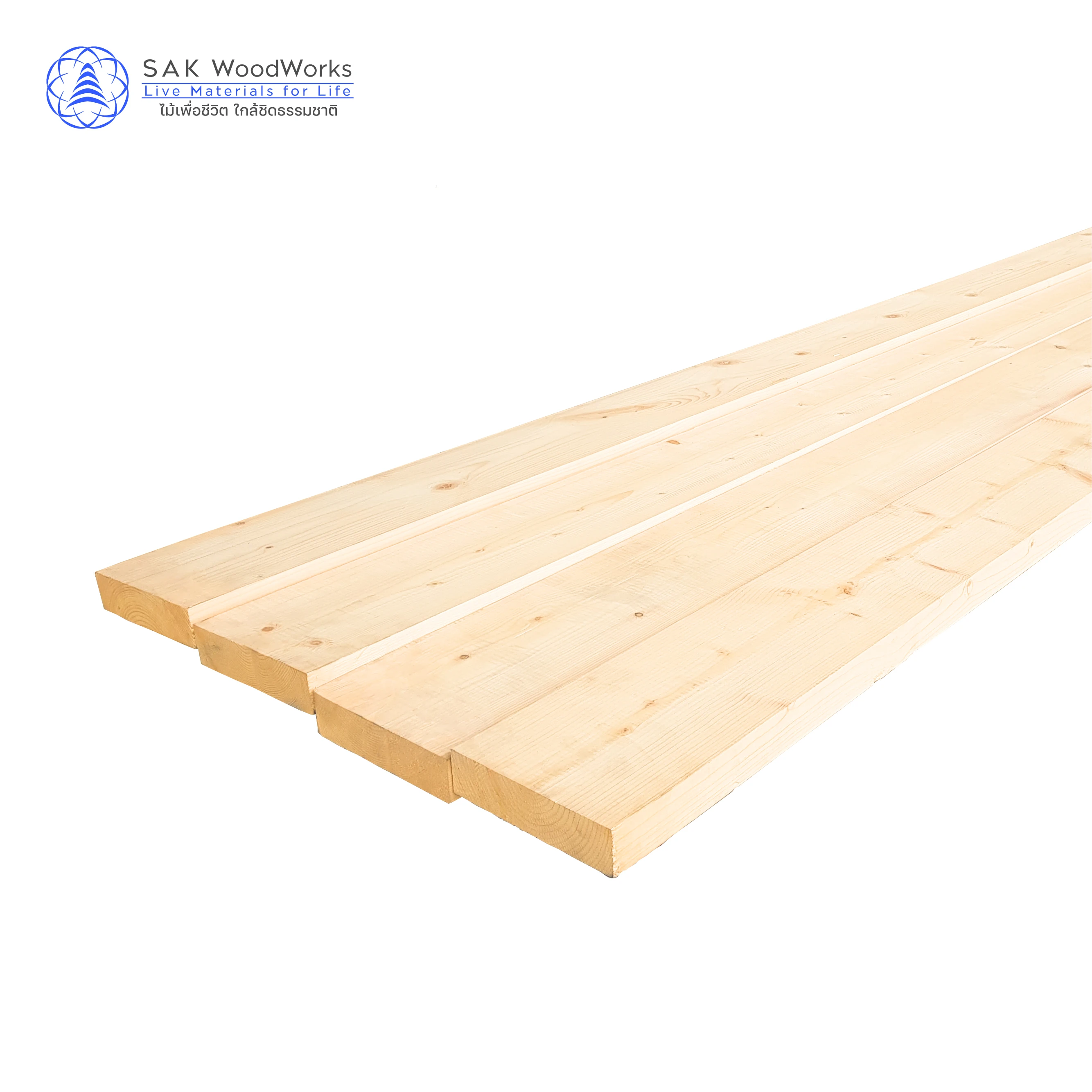35 x 145 x 6000 mm. Northern White Russian Coniferous(Pine & Spruce) Timber KD S4S by SAK WoodWorks Best price from factory