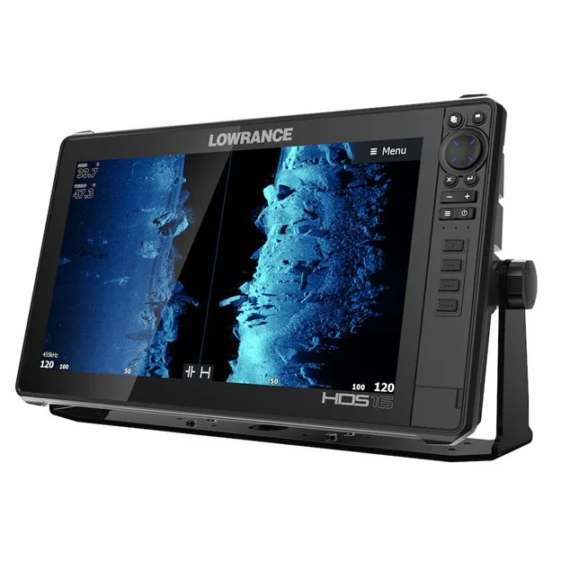 ORIGINAL NEW Lowrances HDS-16 Live Fish Finder with Active Imaging 3-in-1 Transom Mount Transducer C-MAP Pro Chart