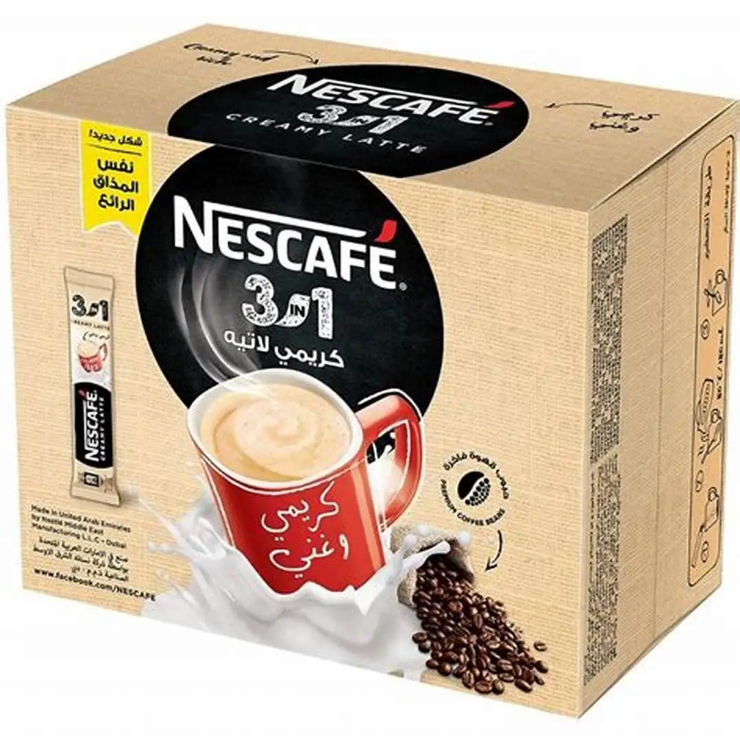 NESCAFE 3 в 1 оригинальный растворимый молотый кофейный напиток 30 пакетиков оптовая продажа Nestle Nescafe насыщенная смесь и пиво