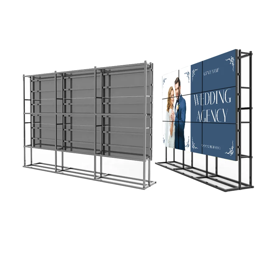New High Quality 55 Inch 3x3 Video Wall Indoor Advertising Screen Infrared Touch Screen Video Wall Lcd Digital Signage