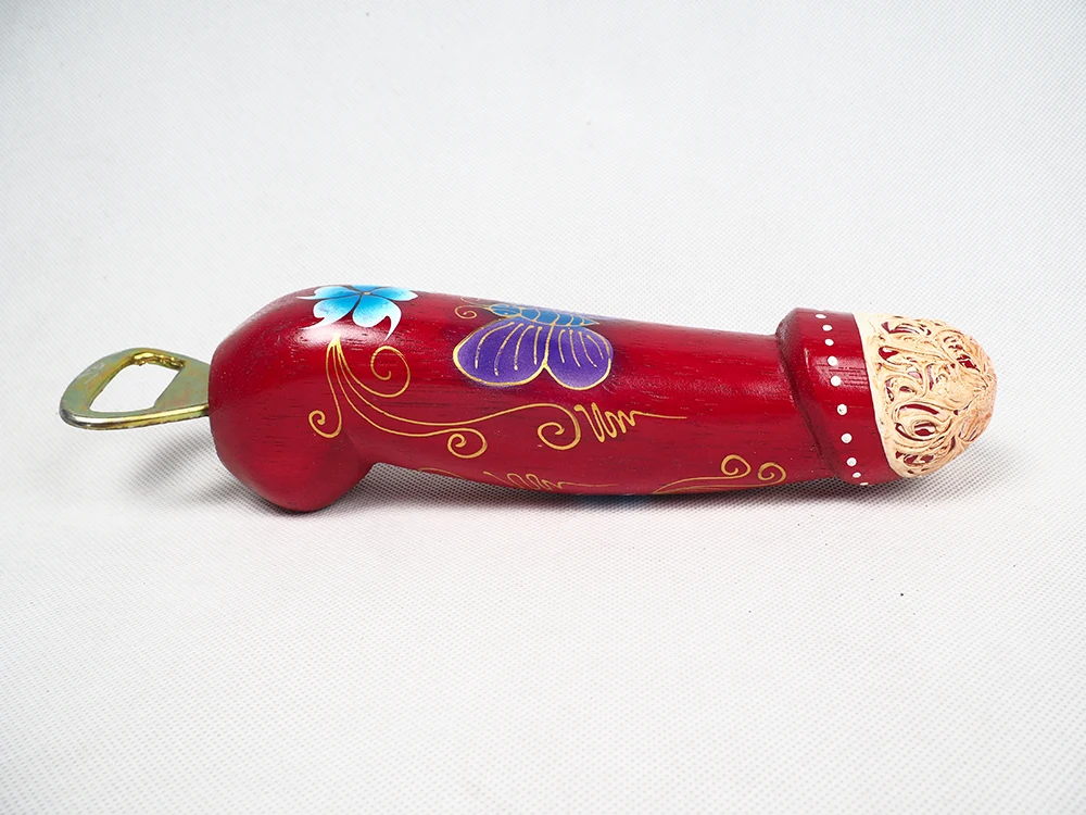 Wholesale 1 set (5 pcs) Wooden Bottle Openers for Kitchen & Tabletop Accessories, Bar & Wine Wooden Penis Bottle Openers