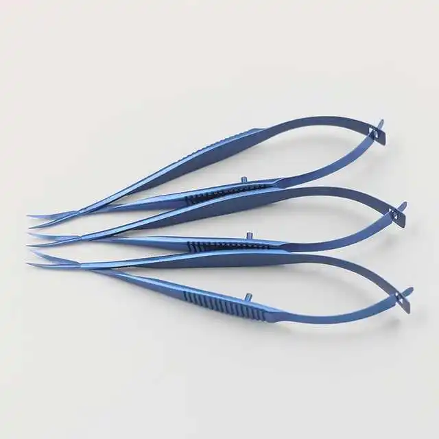 CE ISO 13485 Certified Top Selling High Quality Titanium  Ophthalmic Micro Scissor Eye Micro Scissor Ophthalmic Instruments