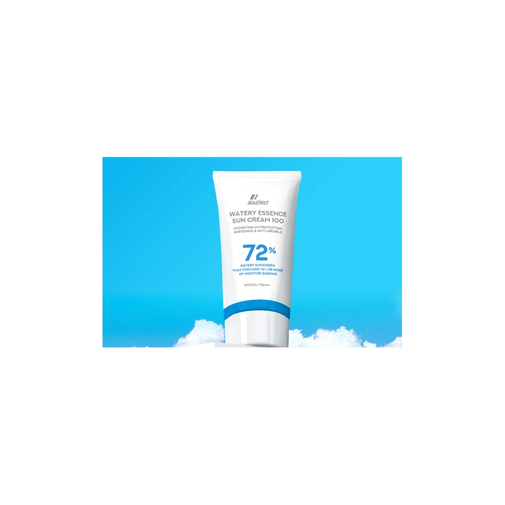 [BEAUTY IN ASIA] Korea BIAEffect Watery Suncream No white cast-eye irritation No fragrance Hyaluronic acid Cica Botaniceutical