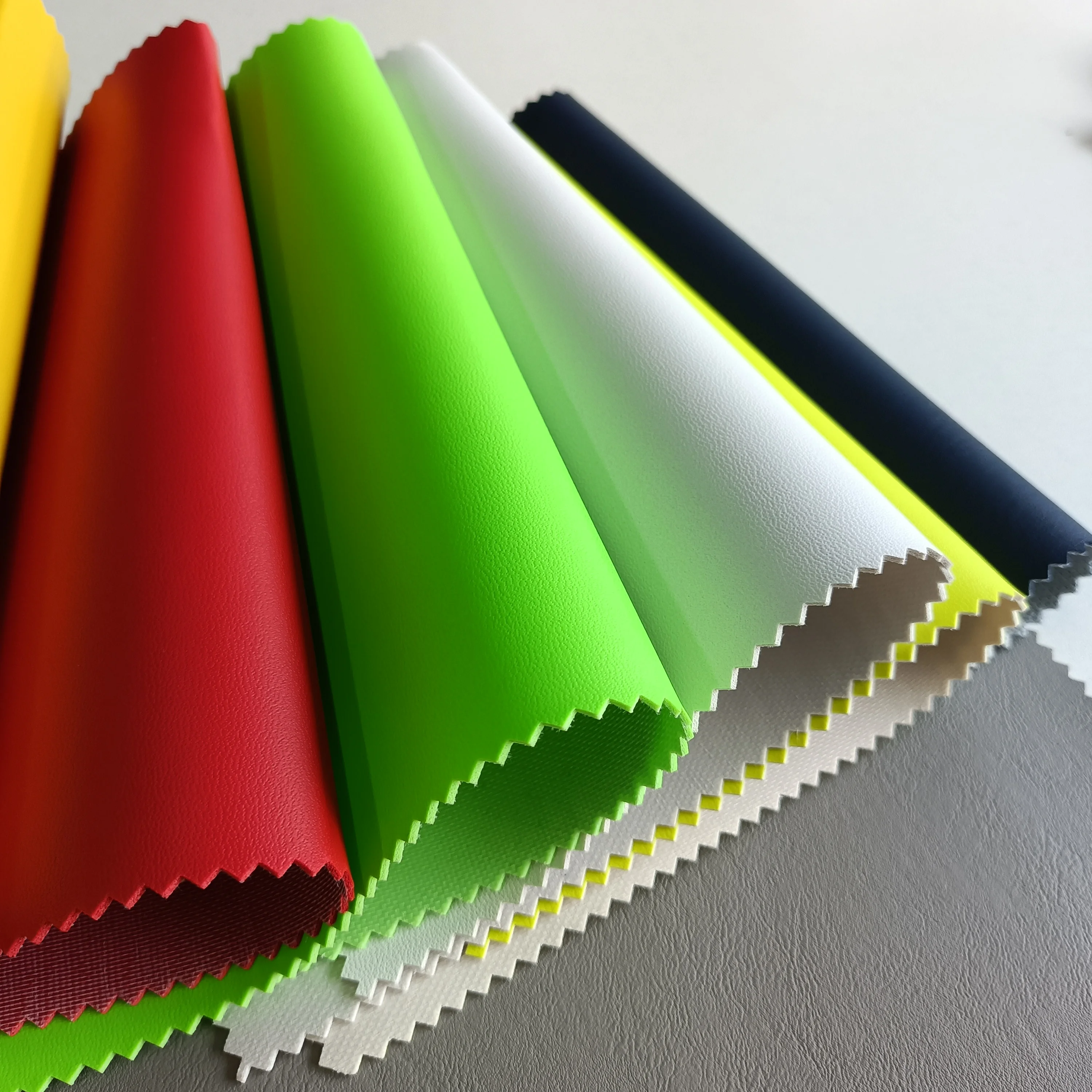 High quality Same color with back imitation leather PVC leather shoes leather fabric