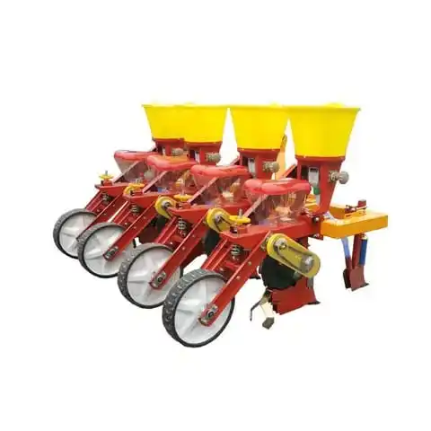 Top Grade 5 Rows Corn Vacuum Planter With Fertilizer Hopper Corn Maize Soybean Seed Planter tractor