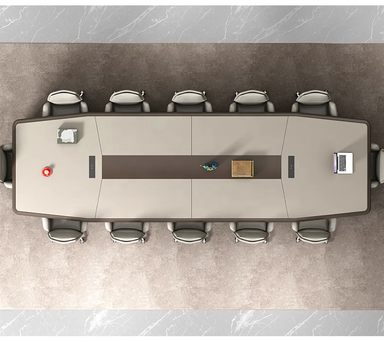 China factory price high quality modern boardroom table conference room long desk table
