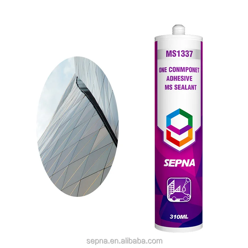 UV resistant MS Silicone adhesive bonding sealant for wall house solid wood flooring