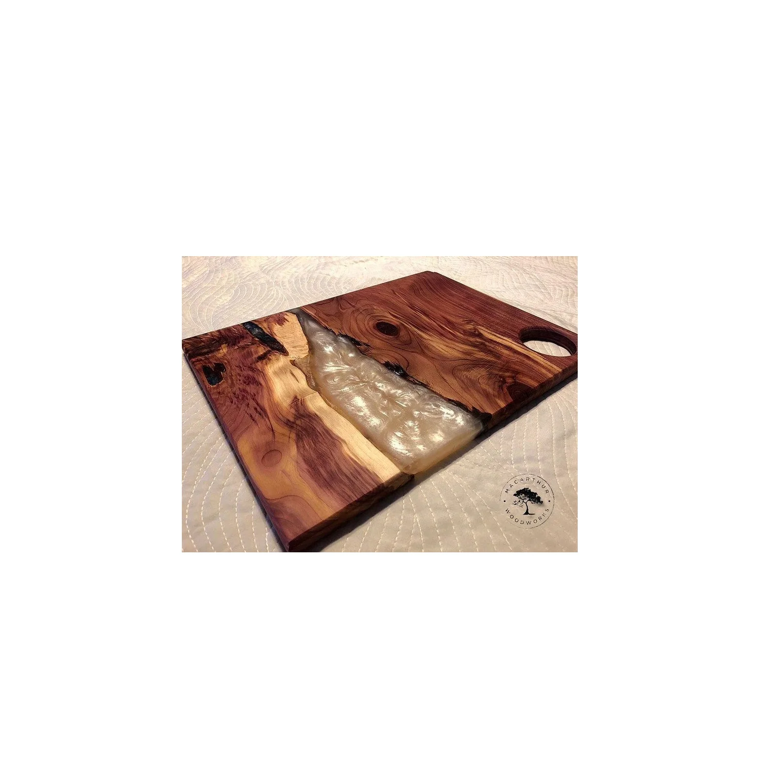 Wood and Resin Cutting Boards Best Stylish Olive Wood Chopping Board for Home Hotel Vegetable Meat Cutting Board