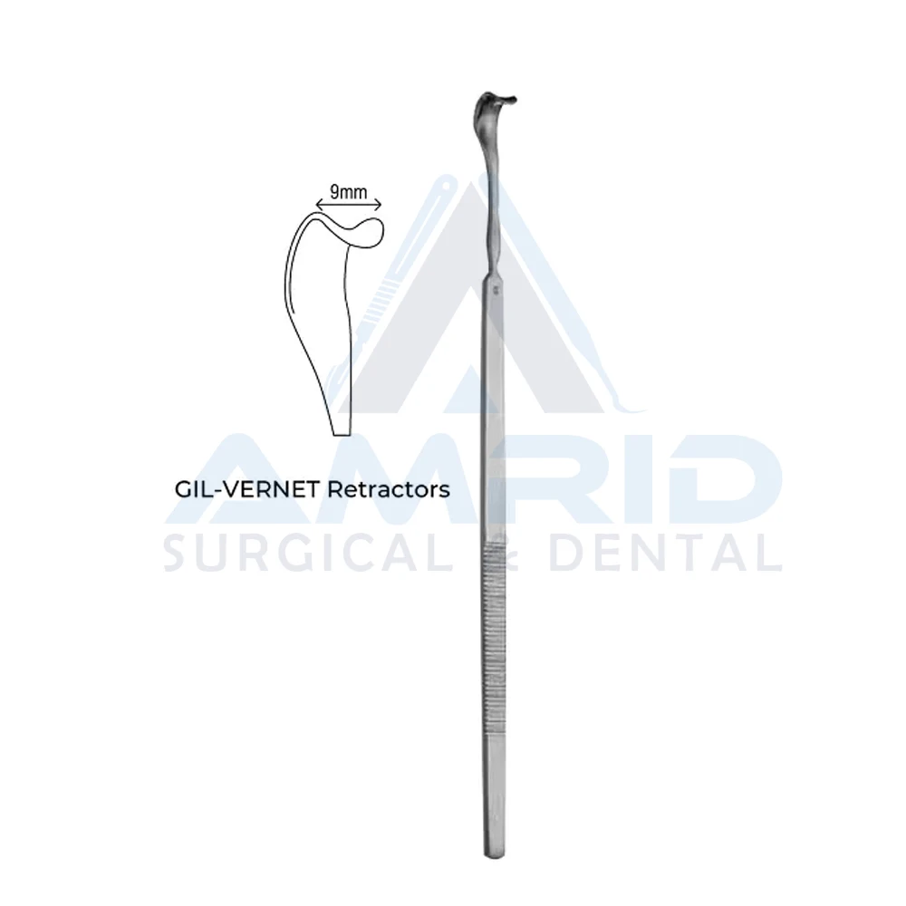 Нержавеющая сталь высшего качества хирургические Gil-Vernet 9 мм широкий лезвие 28 5 см Ретракторы урологические инструменты